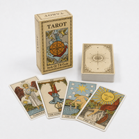Cartes de Tarot Oracle de Divination Prédicative à Impression Personnalisée en Gros, Réponse Rapide, avec Guide et Coffret de Jeu de Cartes de Lecture des Destins