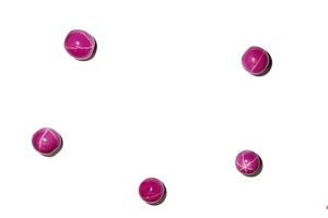 Cuentas de Rubí Opaco en Forma de Estrella de 11x11 mm, Cuentas Opacas Pulimentadas de 14 Quilates Creadas en Laboratorio con Efecto de Estrella de 6 Puntas para la Elaboración de Joyas - Product Image 6