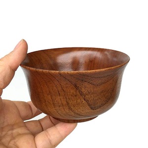 ชามไม้เนื้อแข็งคุณภาพสูง ทนทาน เหมาะสำหรับใส่ผลไม้ ผัก ซุป หรือของว่าง ราคาโรงงาน - Product Image 4