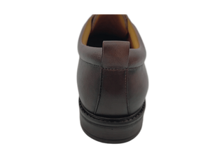 Chaussures Derby Oxford en cuir véritable marron pour hommes Dlords, bout pointu, lacets, confort profilé, pour le bureau, la carrière, toutes saisons - Product Image 4