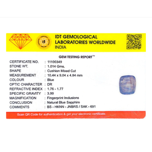 Oval Cut 5.07 Ct Premium Blue Sapphire Loose Gemstone for Fine Jewelry - Product Image 4