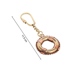 Llavero de Latón Vintage Hecho a Mano por Shubham con Forma de Neumático para Auto y Bicicleta |   Elegante llavero |   Llavero de coche como artículo de regalo - Product Image 4