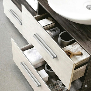 Modern Bulk Order Cabinetry Handles Aluminum Alloy Concave Minimalist Drawer Pulls for Dresser Kitchen Bathroom - Product Image 6