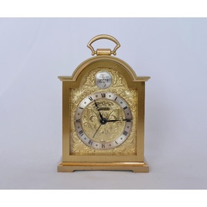Horloge de cheminée en laiton à mouvement mécanique, chiffres romains, design traditionnel, silencieuse, sans tic-tac, sonnerie horaire - Product Image 3
