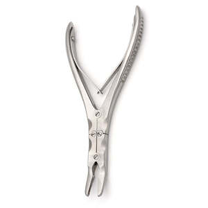 เครื่องมือผ่าตัดสแตนเลสสตีล รุ่น Ruskin Mini Bone Rongeur แบบสองทิศทาง ปลายตรงและโค้ง ใช้พลังงานจาก Blush surgical - Product Image 4