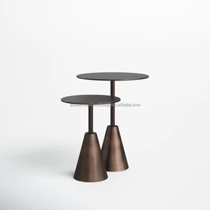 Nouvelle conception, vente en gros, table basse en cuivre antique, meubles traditionnels, salon, chambre à coucher, Azora Industries - Product Image 3