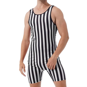 Combinaison de lutte pour hommes, durable, extensible, sans manches, avec tissu respirant pour l'entraînement et les compétitions - Product Image 4