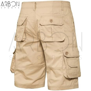 Bon Fournisseur Nouvelle Arrivée Facile à Porter Confortable Service OEM ODM Avec Multiples Poches Short Cargo en Toile Durable pour Hommes - Product Image 4