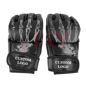 MMA ถุงมือคุณภาพสูง MMA มวยถุงมือหนังวัวคุณภาพสูงปรับแต่งการออกแบบ - Product Image 1
