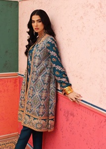 Women Embroidery Kurti Elegant Ethnic Wear Stylish Cotton Long Kurti Designer Printed Casual Kurti Wholesale Fashions - Product Image 4