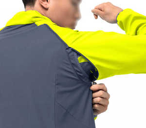 Chaqueta Softshell Impermeable y Transpirable para Hombre con Cuello Alto y Cremallera, 100% Poliéster, Ligera, para Invierno y Actividades al Aire Libre, OEM, Venta al Por Mayor, Personalizable - Product Image 4