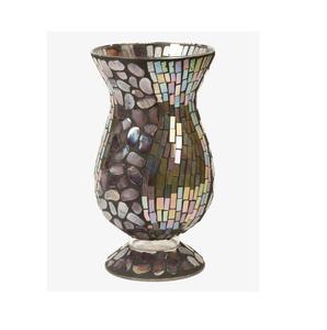 Lámpara Decorativa de Vidrio Mosaico para Chimenea, Decoración para el Hogar y Bodas, Portavelas Tipo Huracán a Precio Accesible - Product Image 2