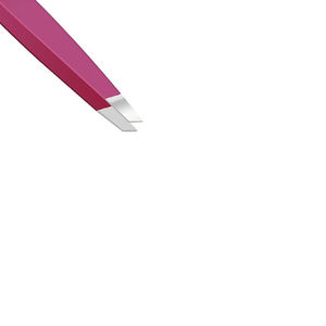 แหนบคิ้วสแตนเลสสีชมพู ปลายเฉียง DIY กำจัดขนแบบกันลื่น - Product Image 4