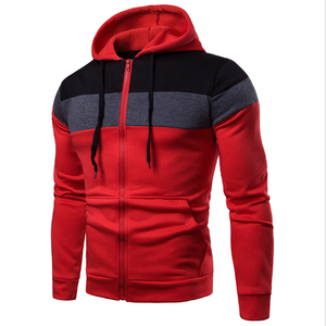 <b>Men's</b> <b>Red</b> Hooded <b>Sweatshirt</b> 100% Organic Cotton French Terry Regular Fit Casual Winter Wear Solid Color Knitted Hoodie 2026 - Product Image 3