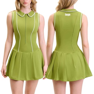 Elite Energy Boosting Athletic Airflow Breathable Stylish Endurance Dynamic Fit Comfort Modern <b>Skirt</b> Top Women Tennis Uniform - Product Image 1