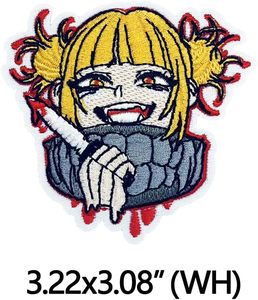 Custom Anime Embroidered Textile Weaving Patch Unisex Character Fabric <b>Iron</b> on Badge for Bags & Clothing - Product Image 2