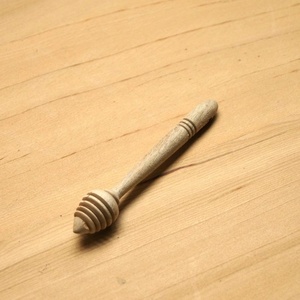 Vintage Style Wooden Honey Wand with Mirror Polish Eco-Friendly Long Handle for <b>Camping</b> <b>Kitchen</b> Accessories - Product Image 3