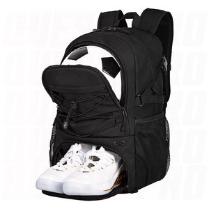 Custom Portable Large Capacity Sports <b>Ball</b> Bag with Shoe Compartment Basketball Soccer Volleyball <b>Training</b> Backpack Waterproof - Product Image 1