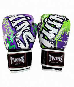 Gants de boxe en cuir de qualité supérieure, couleur personnalisée, derniers modèles, avec fermetures auto-agrippantes réglables pour le kick-boxing et les arts martiaux - Product Image 6