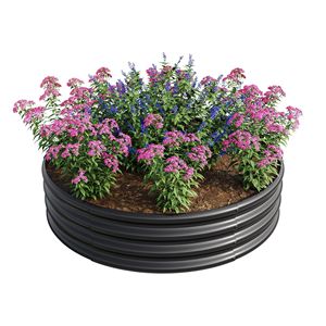 Jardinière surélevée en métal de 47,24 x 11,4 po pour l'extérieur, bac à plantes surélevé pour légumes, idéal pour les jardins et patios. - Product Image 6