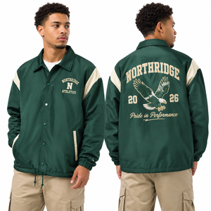 Chaqueta Bordada de Equipo Universitario con Diseño Herencia del Campus, Poliéster Resistente al Agua, Servicio de Personalización, Uniforme, Ropa Exterior para Club - Product Image 1