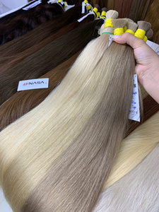 Calidad de lujo a granel 100% Raw 24 pulgadas Natural ondulado vietnamita extensiones de cabello humano fuerte sedoso 100g paquetes colores súper ligeros - Product Image 4