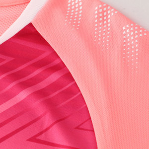 Men's Soccer Jersey Shorts Set <b>Pink</b> Geometric Print Moisture Wicking Polyester Short Sleeve Round Neck Regular Fit All Seasons - Product Image 5