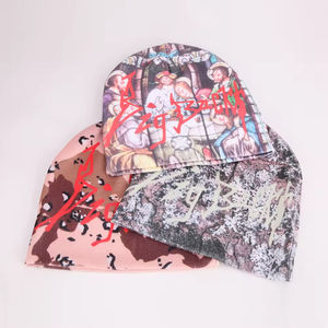 หมวกบีนนี่ฤดูหนาวคุณภาพสูงแบบสั่งทำพิเศษพร้อมโลโก้แบบซับลิเมชั่น หมวกไหมพรมพิมพ์ลายซับลิเมชั่นอุ่นๆ สำหรับผู้ชายและผู้หญิง - Product Image 5