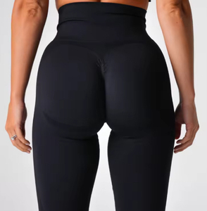 Leggings de sport personnalisés pour femmes 2026 – Respirants, sexy, moulants, pour yoga, couleurs unies, avec poches à la taille - Product Image 6