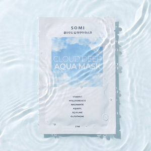 [Gift Total Logistics] Mascarilla Facial SOMI Deep Aqua 27ml con Niacinamida y Escualano para Fortalecer la Barrera Cutánea, Mascarilla Profesional - Product Image 2