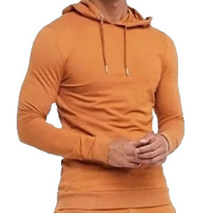 Ensemble de survêtement 2 pièces pour homme, léger, à capuche, délavé à l'acide, couleur unie, avec pantalon de jogging, pour le sport en extérieur et l'entraînement en salle de sport, avec cordon de serrage - Product Image 5