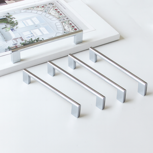 Premium Quality <b>Hardware</b> Materials Zinc Alloy Square Bar Cabinet Handle Modern Minimalist Drawer Pull <b>Kitchen</b> Bathroom Dining - Product Image 3