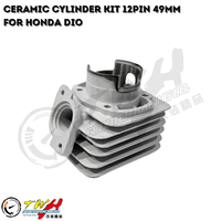 Kit de cylindre en céramique 49 mm pour moteur modifié de moto TWH DIO pour Honda