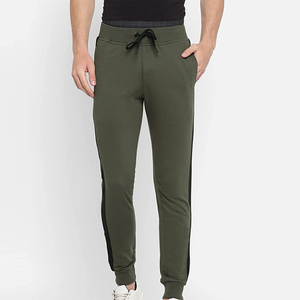 Pantalon de survêtement décontracté en molleton 100 % coton pour homme, avec logo personnalisé, haute qualité, respirant et extensible dans les quatre sens - Product Image 4