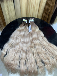 Extensions de Cheveux Humains 100% Naturels Non Traités, Qualité Supérieure, Super Double Drawn, Kératine Vietnamienne, Vrac, Meilleur Choix - Product Image 5