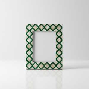 Marco de Fotos de Madreperla de Diseño Personalizado, Tamaño y Forma a Medida, Exhibición de Fotos con Incrustaciones de Concha Hechas a Mano de Lujo para Bodas y Aniversarios - Product Image 2