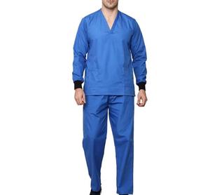 Ensemble de blouses médicales unisexes, uniforme d'hôpital, tissu confortable et respirant, tenue de travail quotidienne pour infirmières, médecins et cliniques - Product Image 1
