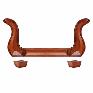 Sofá de Lujo Elegante y Moderno con Brazos de Madera y Estructura de Soporte, Hecho en Vietnam - Product Image 1