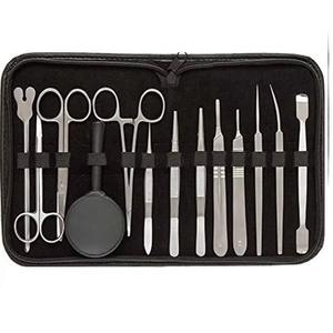 Kit d'instruments de dissection certifié CE, ensemble d'instruments de laboratoire de biologie, réutilisable, pour dissection anatomique, scalpel en acier inoxydable par Grip Surgical - Product Image 2