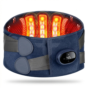 เครื่องนวดไฟฟ้าบรรเทาอาการปวดเส้นประสาทไซแอติก พร้อมสายรัดพยุงเอวแบบให้ความร้อนและระบบสั่นสะเทือน - Product Image 1