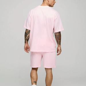 Hot Sale Men Summer T Shirt and Shorts <b>Set</b> Breathable Casual Outdoor Wear Matching Outfit OEM Manufacturer - Product Image 4