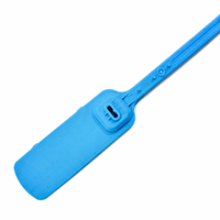 Sceau de sécurité en plastique YSD-Bulk pour conteneurs, personnalisable avec logo imprimable, à serrage progressif, pour codes-barres, vente en gros