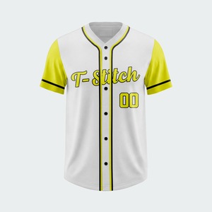 Camiseta de Béisbol para Hombre, Cuello en V, Manga Corta, Roja y Azul, con Estampado por Transferencia de Calor, Transpirable, Ecológica, Antibacteriana - Product Image 4