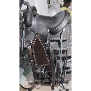 À VENDRE SHOW WESTERN SIÈGE COMPLET HARNAIS EN CUIR SELLE OUTILLAGE À LA MAIN BRUN EN DOLLAR 65 CARTE DE CRÉDIT TAILLE ACCEPTÉE 14 15 16 17 18 - Product Image 4