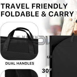 Bolsa resistente para ropa de hogar, para trajes, camisas, abrigos, vestidos, fácil de transportar, para viajes, hogar, hotel, oficina. - Product Image 5