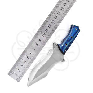 Nuevo Cuchillo Bowie MORTAL SAGA de Acero de Damasco de Alta Calidad, Diseño Compacto y Duradero, para Camping, Bushcraft y Caza, en Varios Colores - Product Image 3