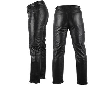 Wholesale Custom New Fashion <b>Leather</b> Pants for <b>Men</b> Motorcycle Style Straight Fit Baggy <b>Men's</b> <b>Leather</b> <b>Trousers</b> - Product Image 3
