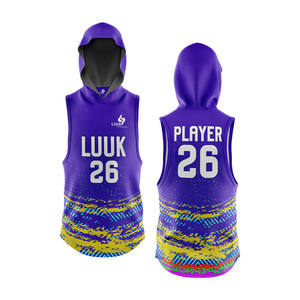 Jersey de Fútbol Americano 7v7 para Hombre, Talla Grande, con Capucha, Sin Mangas, Transpirable, Antibacteriano, de Secado Rápido - Product Image 1