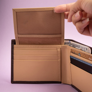 New Style Fashion Slim Custom Color Logo <b>Holder</b> <b>Cards</b> Real Leather <b>Card</b> <b>Holder</b> Men's Short <b>Wallet</b> - Product Image 4