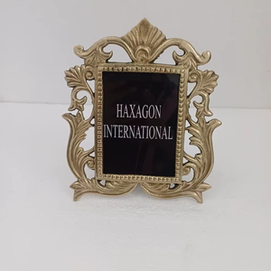 Indian Home Decorative Photo <b>Frame</b> Brass Fitted Handicraft Items Unique Design Top Quality Customize At Affordable Price - Product Image 1